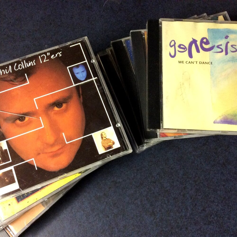10 CD's, Men Musicians, Prince, Collins, Sting, Billy Joel, etc